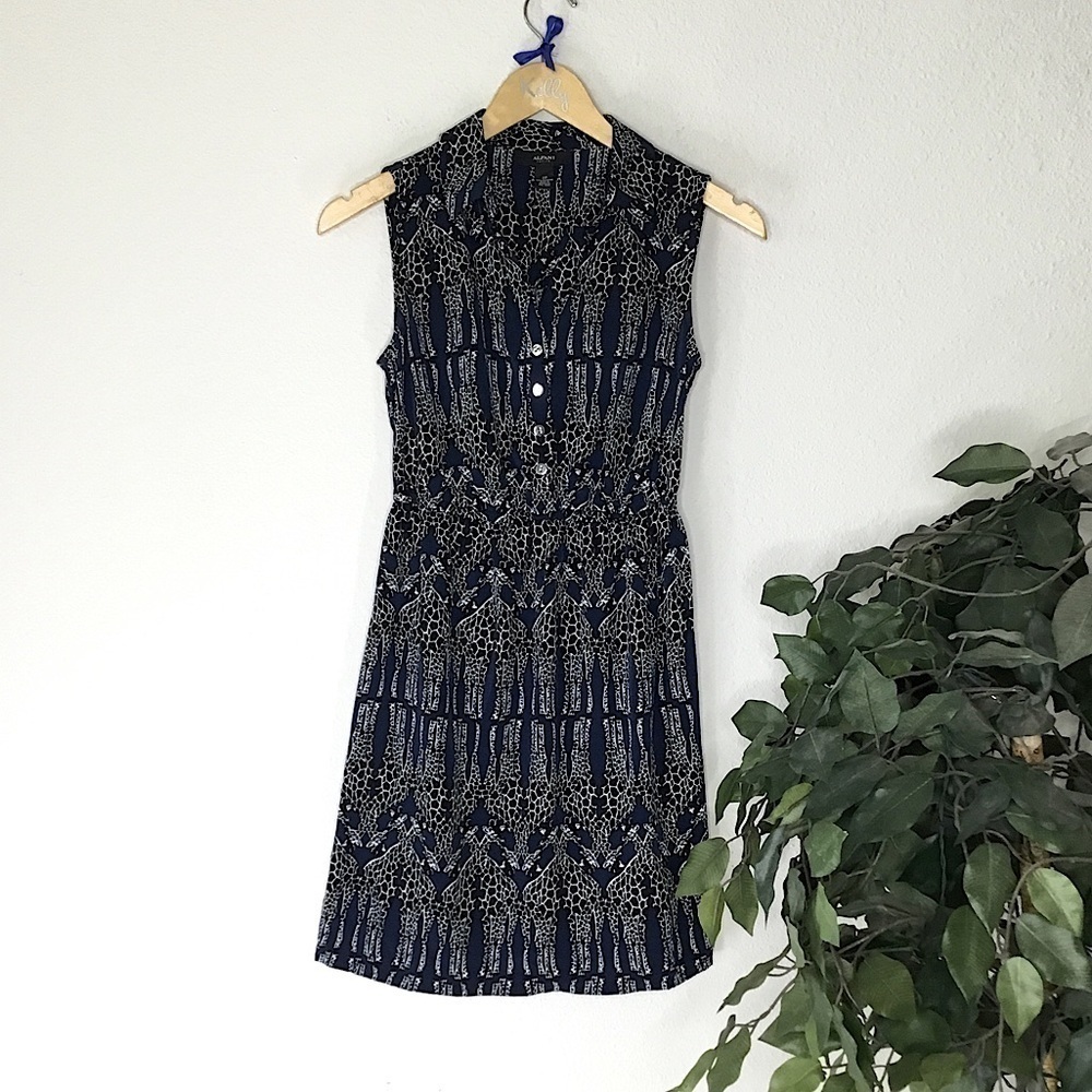 PETITE Alfani Giraffe Dress